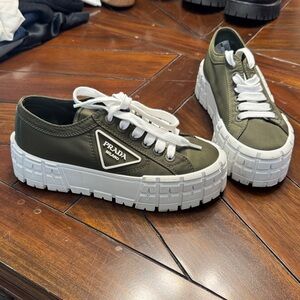 Prada lug sole platform sneakers